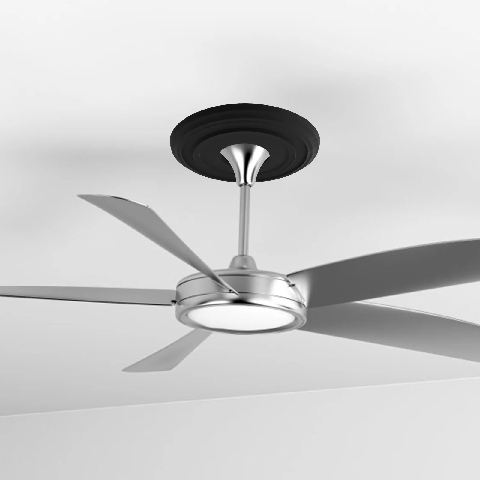 Elegant Ceiling Cover Ceiling Fan Light Fixture Ceiling Decor Solution Dent-Proof Ceiling Cover Easy Installation