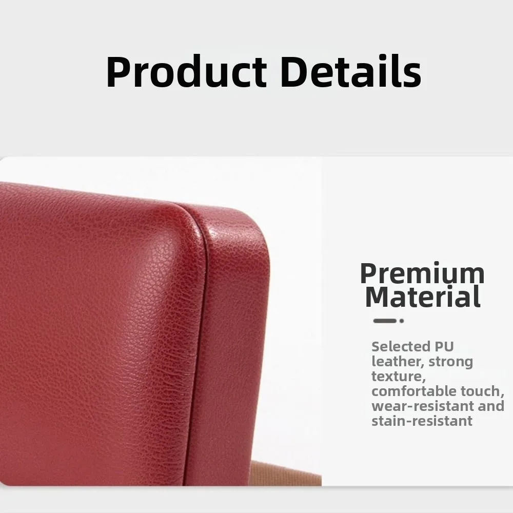 

PU Leather Jewelry Packaging Box Gold Buckle Round-cornered Ring Storage Box Premium Leather Bracelet Box Jewelry Packaging