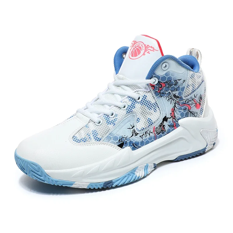 

Unisex High Top Lightweight Fly-Weaving Running Jogging Sneakers Basketball Shoes Youth Sport Fitness Comfortable Footwear