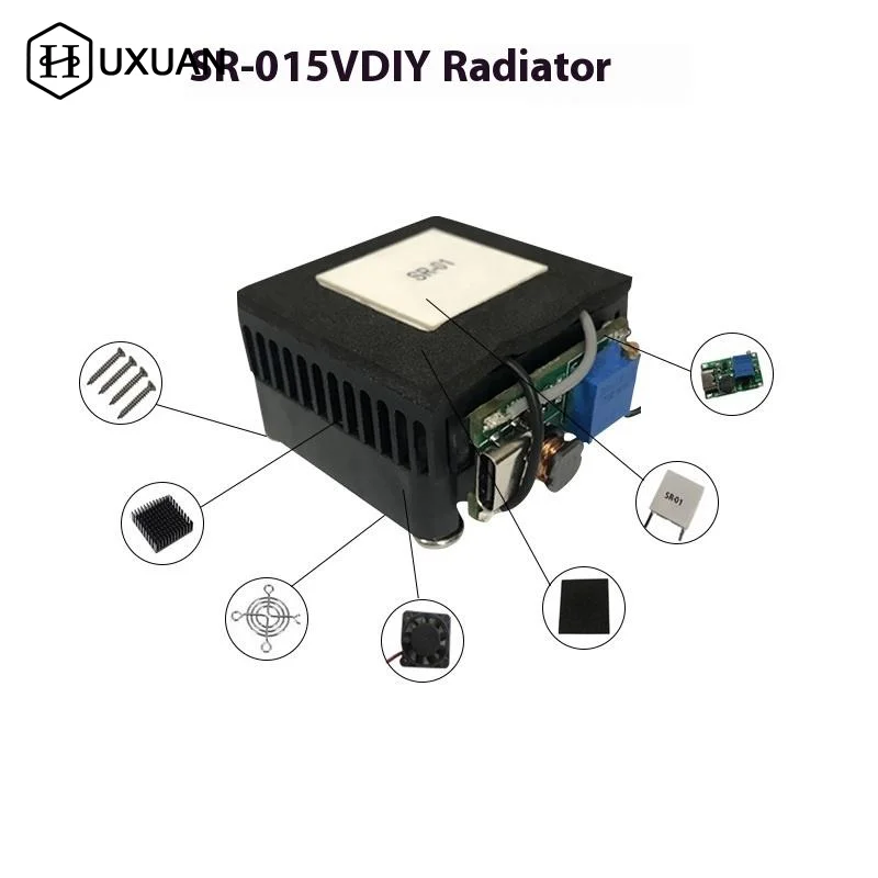 1 Set 40*40MM Semiconductor Refrigeration Chip SR-01 5V DIY Thermoelectric Cooler Peltier Elemente Module