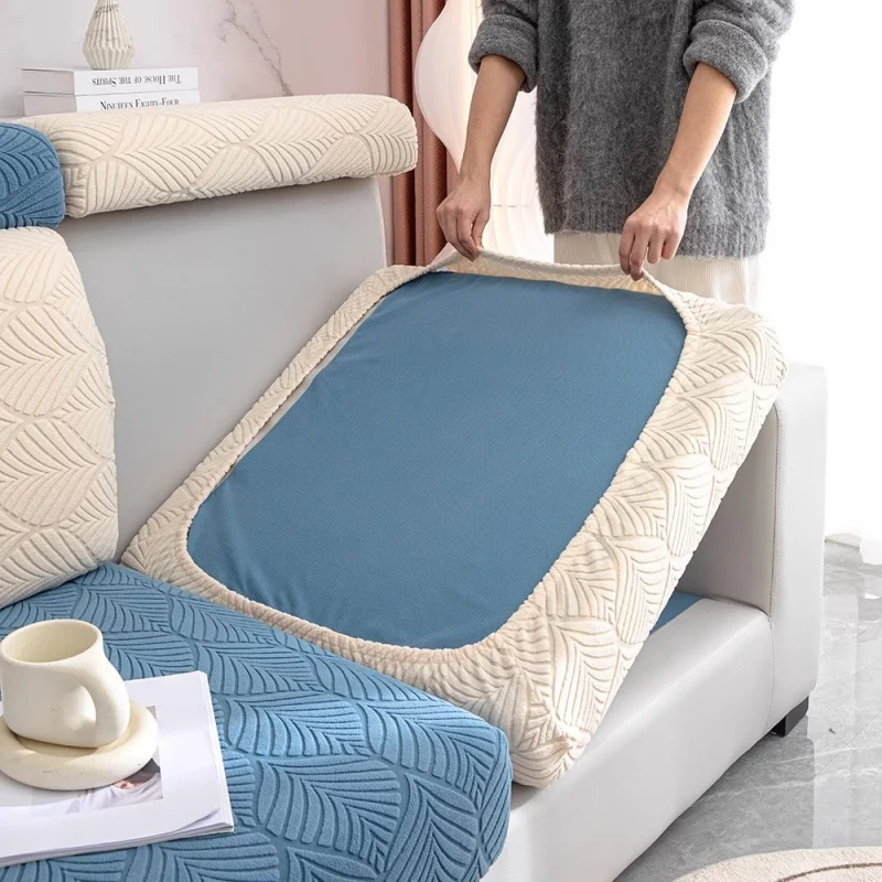 الكل في واحد لمط غطاء أريكة من الصوف عدم الانزلاق العالمي الأريكة وسادة يغطي حامي الأثاث كرسي صالة أغطية الأغلفة