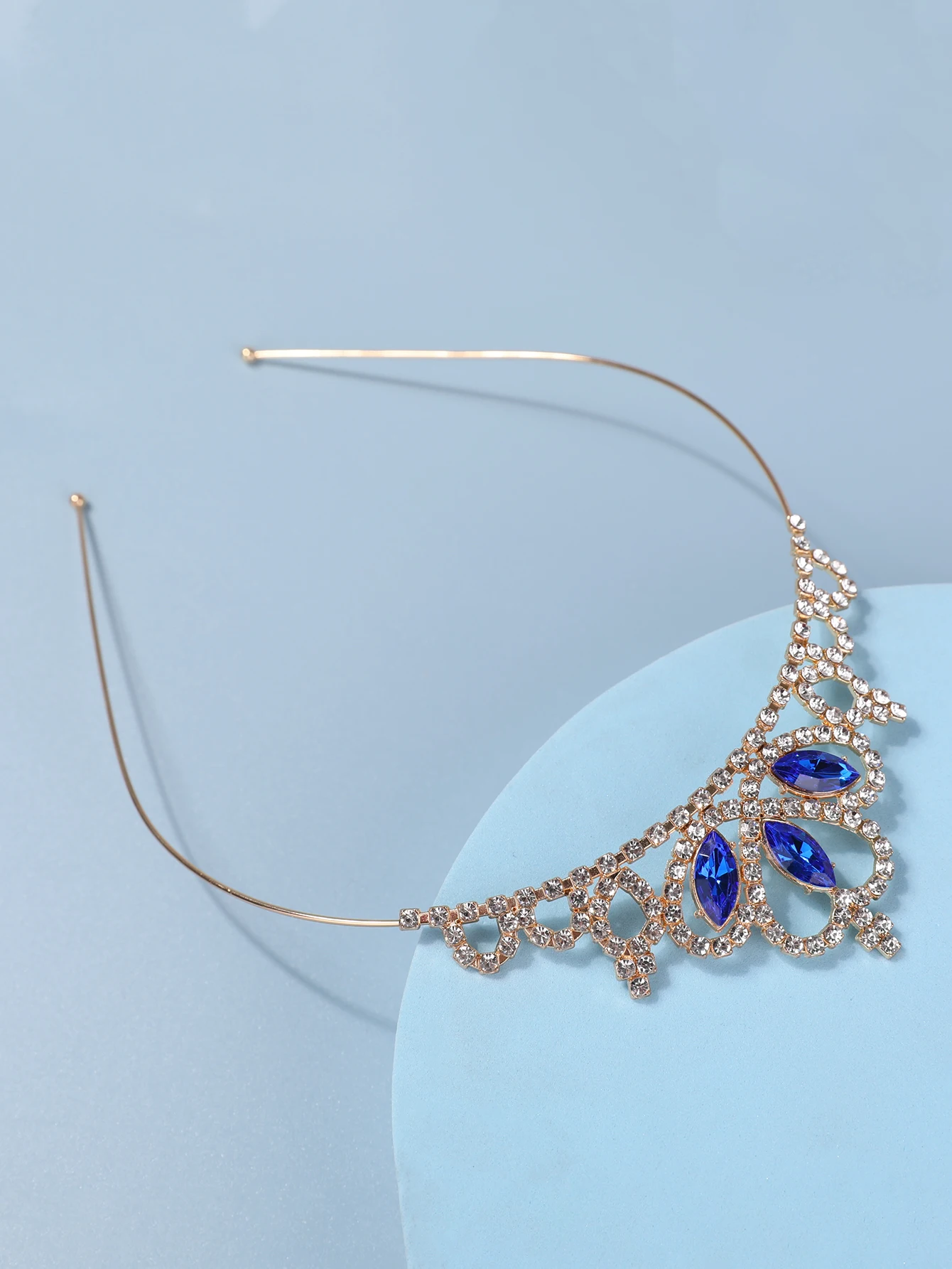 Frozen Princess Strass Krone Kopfschmuck Kinder Haarband Mädchen Aisha Stirnband Haarschmuck – Detail 3