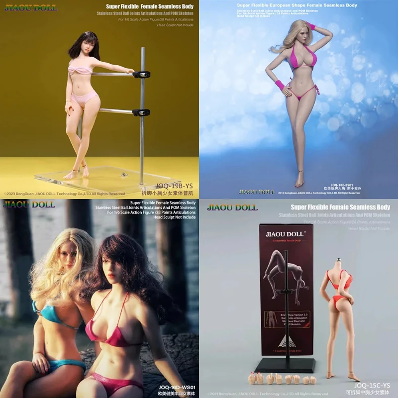 

JIAOU DOLL 1/6 Female Seamless Body European Asian Action Figure JOQ-15C JOQ-16D JOQ-19B JOQ-09F JOQ-10E JOQ-05B JOQ-06C JOQ-10C