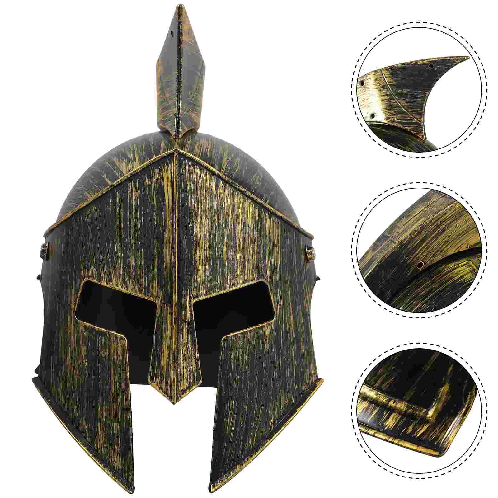 

1pc Ancient Roman Fighter Costume Cosplay Party Headwear Medieval Style Greek Soldier Warrior Gladiator Hats