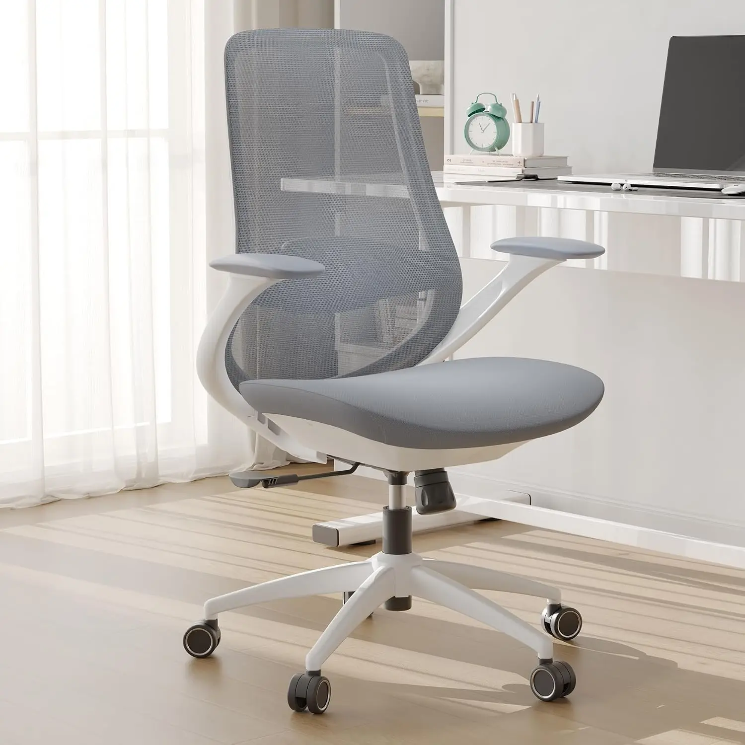 Ergonomic Mesh Office Chair With Lumbar Support & Adjustable Features For Home & Work, Customized
