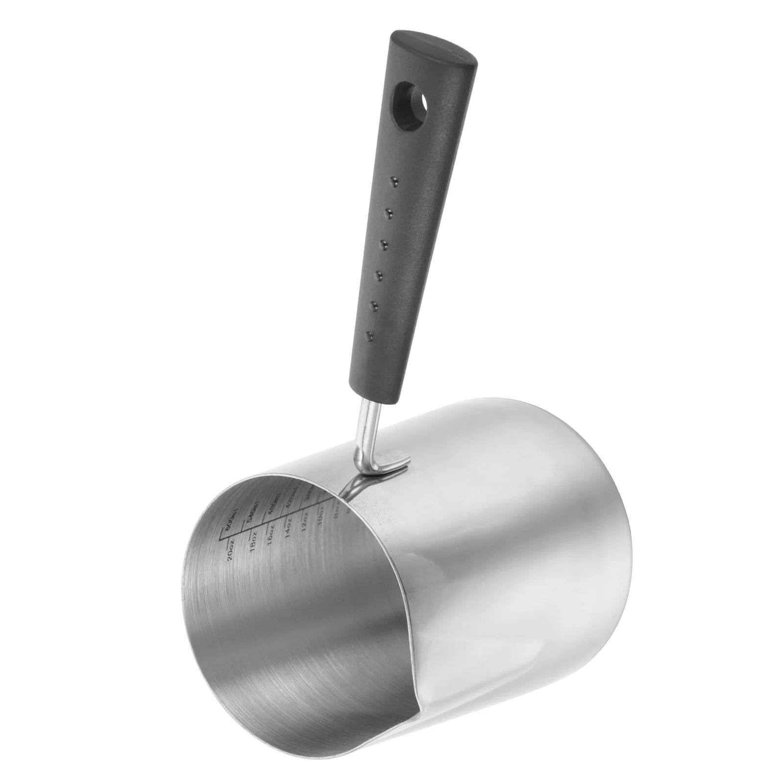 

Creative Stainless Steel Soup Pot with Handle Milk Heating Cooking Pot for Kitchen Stovetop Saucepan Multi Function