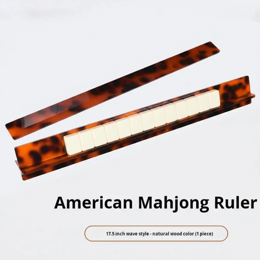 

Акриловая линейка для сортировки плиток американского маджонга, многофункциональный органайзер для карт для быстрой подготовки к игре, прочная складная подставка