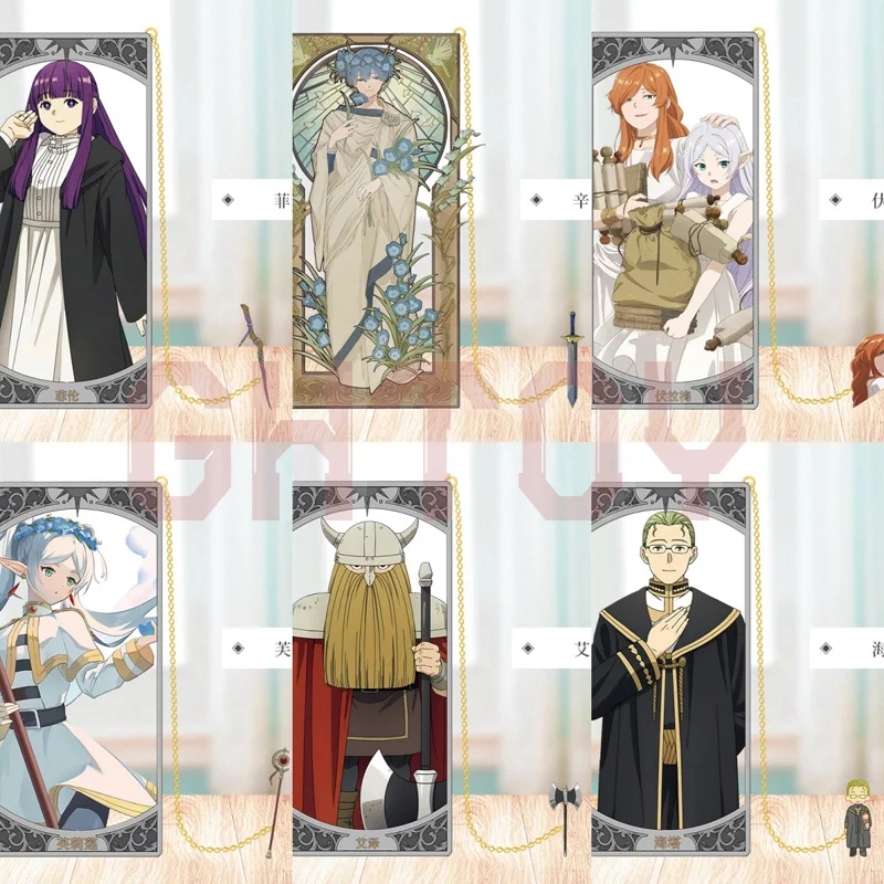 

Frieren:Beyond Journey's End Japanese Anime peripherals Metal bookmark handmade Ornaments collectible decorations creative gifts