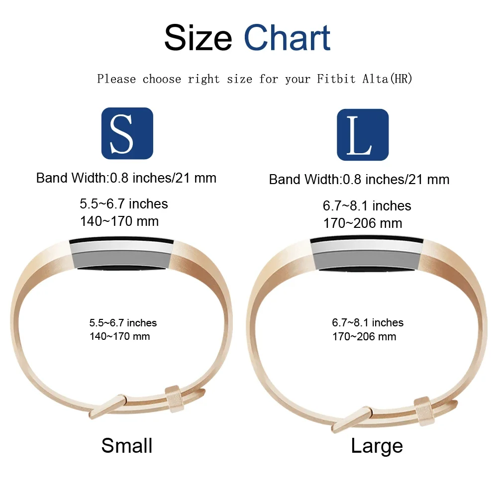حزام سيليكون لسوار المعصم Fitbit Alta HR، سوار ساعة قابل للتعديل لملحقات الساعة الذكية Fibit Alta HR #3