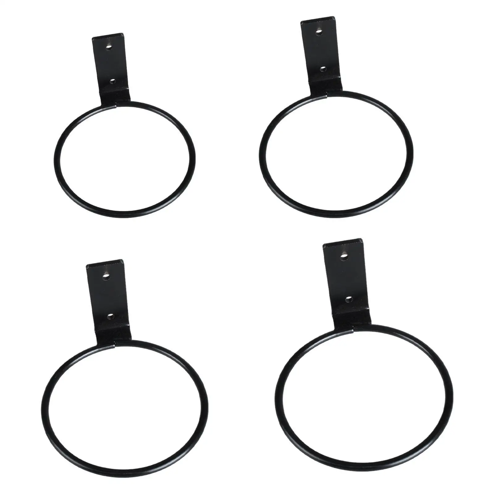 Iron Plant Pot Hanger Wall Mounted Balcony Flowerpot Holder for Garden Yard Indoor Outdoor Use