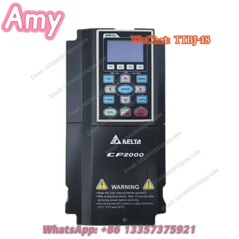 Brand new, , in stock CP2000 Series 75kw Inverte 3 Phase AC 380V VFD VFD750CP43B-21 Variable Frequency Driver
