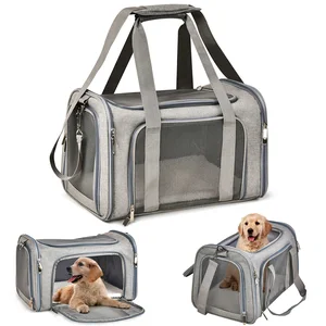 Sac de transport pour chien, sac à dos souple, porte-bébés pour chats, sacs de voyage pour chiens, transport approuvé par la compagnie aérienne pour petits chiens, chats extravertis. 8 meilleurs sacs de transport pour animaux en vente - No 5