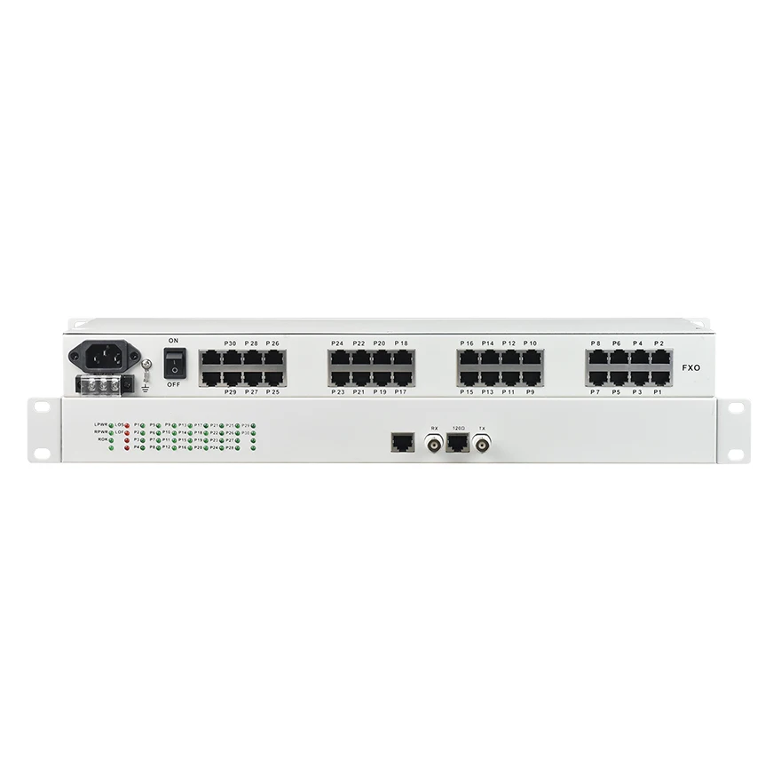 PCM 32 channel voice fxs/fxo multiplexer voice over e1 for e1 transmission