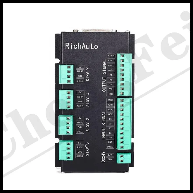 Imagem -03 - Richauto Dsp Cnc Controlador B11e 3-axis B18e 4-axis Controle de Movimento Remoto para Cnc Gravura Corte Versão em Inglês