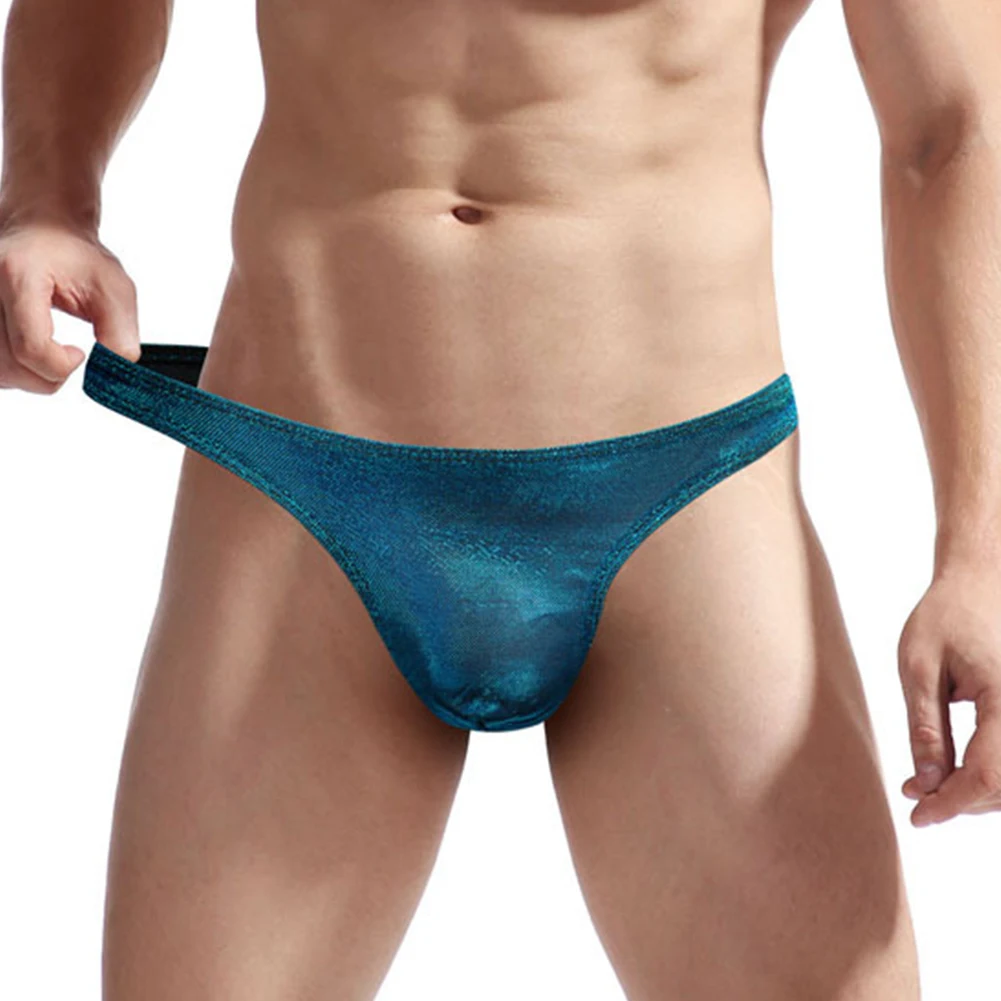 

Attractively Designed Men's Polyester Underwear with Low Rise and Solid Pattern Perfect Breathable Soft T back Thong