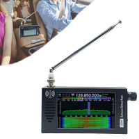 DSP SDR Radio Receiver Portable Shortwave Radio 4.3 Inch Touch Screen Stereo MP3 Player with Headphone Antenna Jack for Outdoor