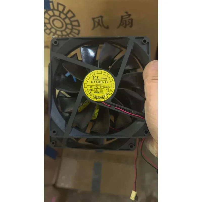 for Yuelun 13525 Double Ball Bearing Fan 13.5cm 12V DC Large Airflow Cooling Fan for Computer Chassis Case PC