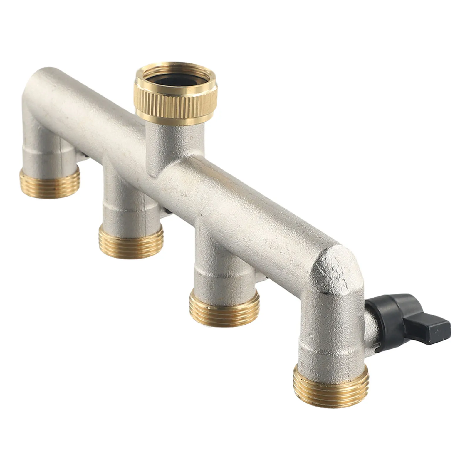 

Garden Hoses 4-way Distributor Garden Hose Connector High Pressure Rust Proof Water Connections Irrigation Fitting