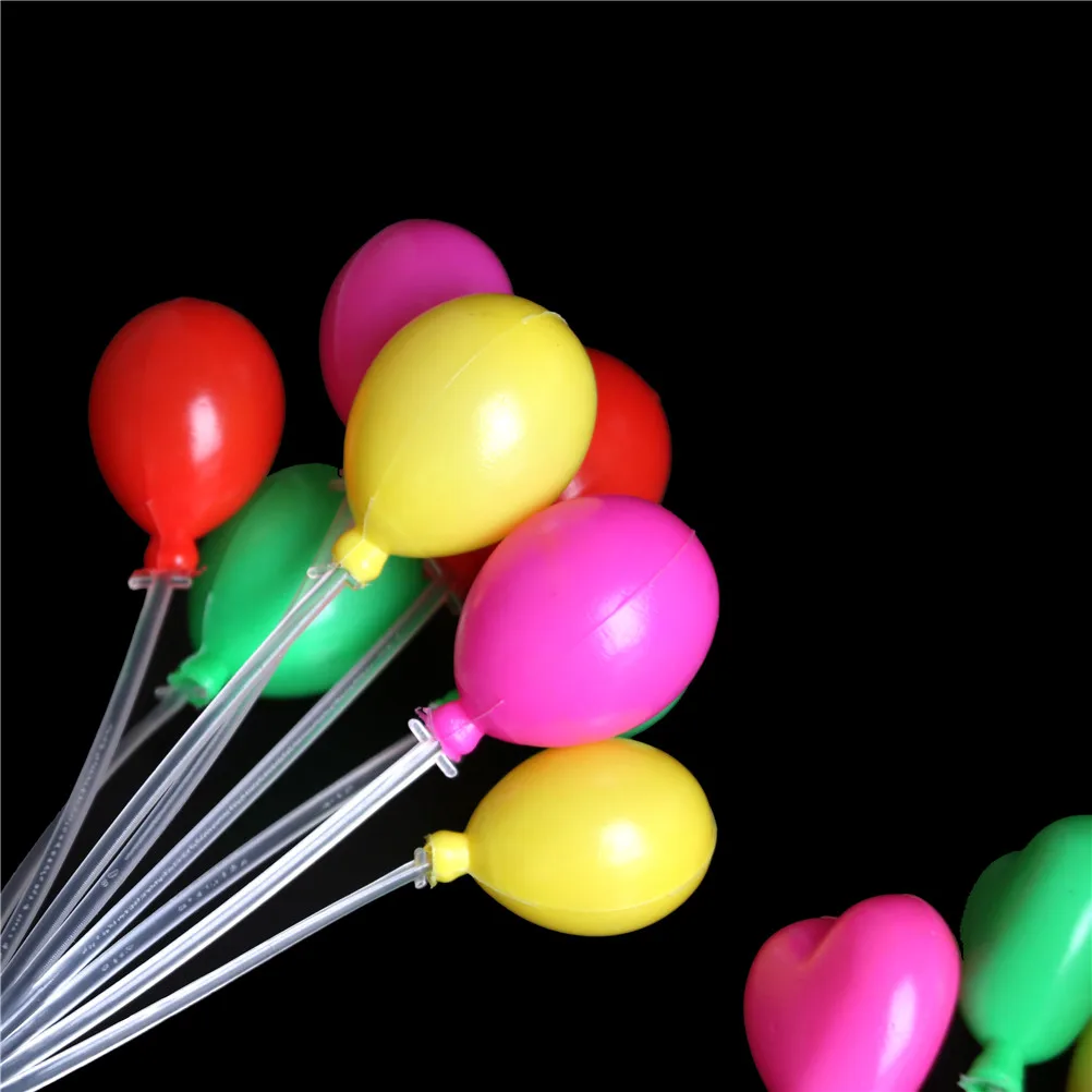 Mini bambole giardino di casa Micro figurine paesaggistiche e simulazione in miniatura palloncini colorati decorazioni da giardino regalo di natale