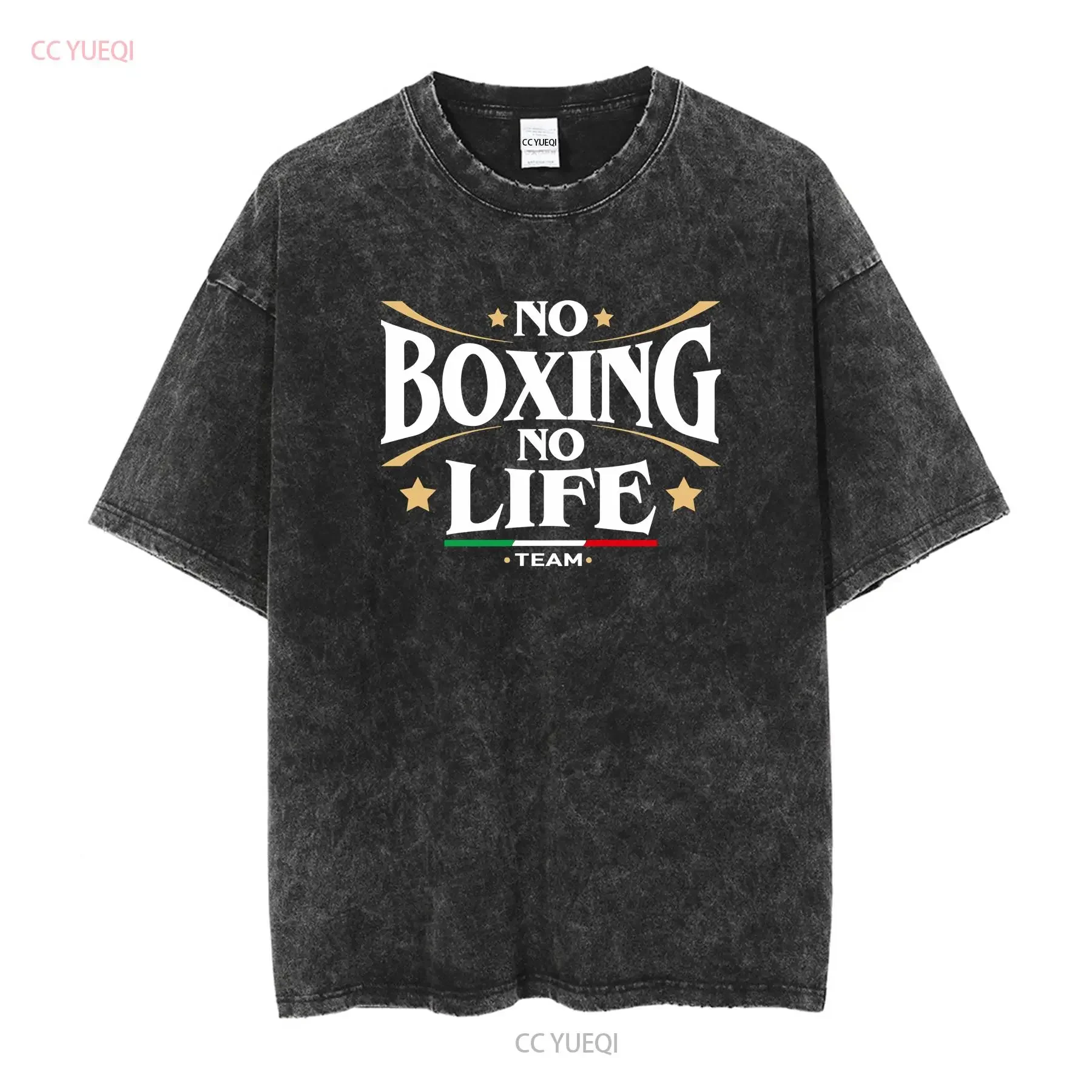 No Boxing Life Canelo Alvarez Team Logo T shirt long or short sleeves vintage Washed Stylish Soft Slightly