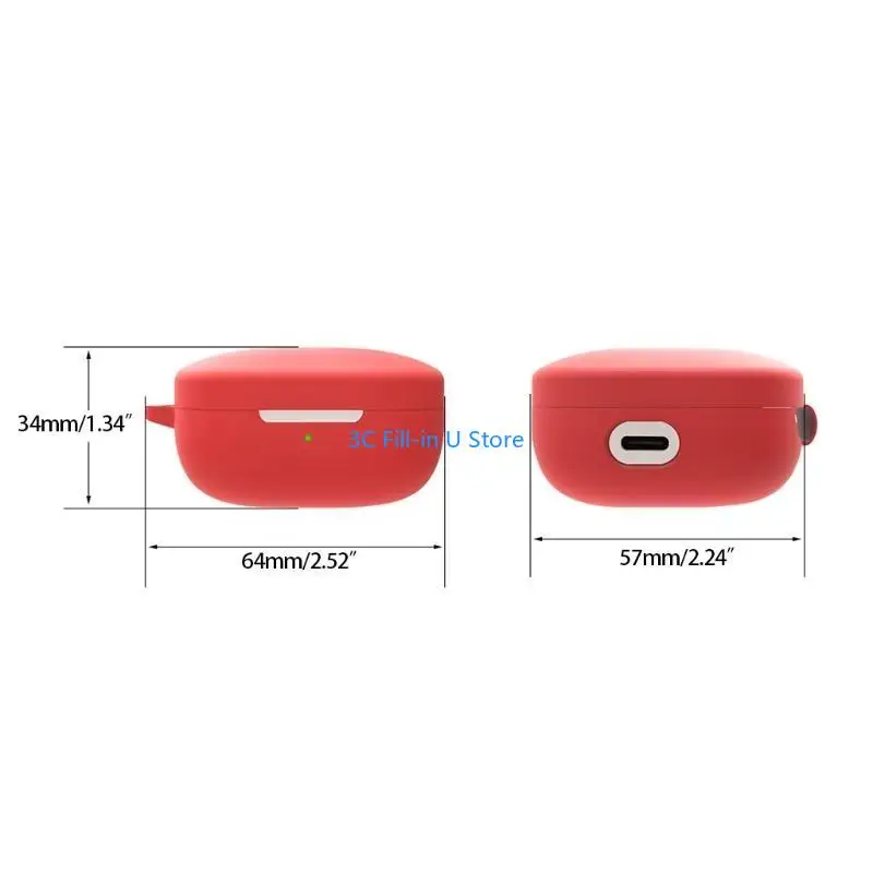 G8TA Silicone-Claintable Shopective Tarphective для корпуса, компитируемого с Qcy T