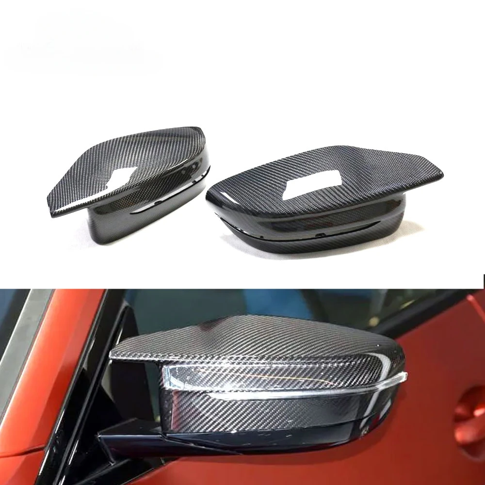 

Carbon Fiber Rear View Mirror Covers Caps for BMW 3 4 Series G80 M3 G83 M4 2021 2022 LHD Mirror Shell