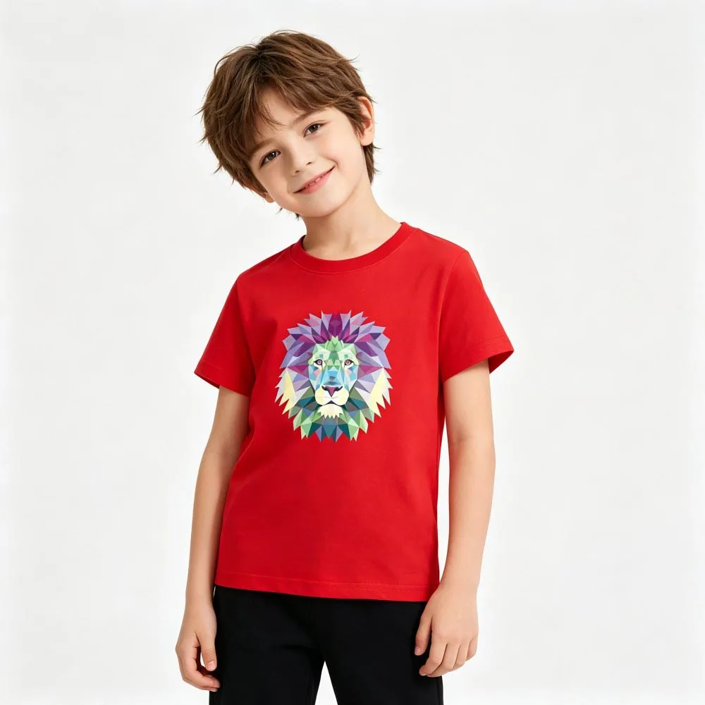 Toddler Boy T Shirts 1 to 2 4 5 6 7 8 9 10 11 12 13 14 Years Summer Cotton Tshirts Teen Kids Clothes Red Yellow Dark Blue Tshirt