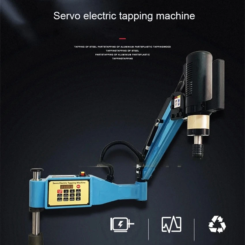Intelligent  Tapping Machine M3-M16 Threading Tapping 1200W 0-375rpm 1100MM