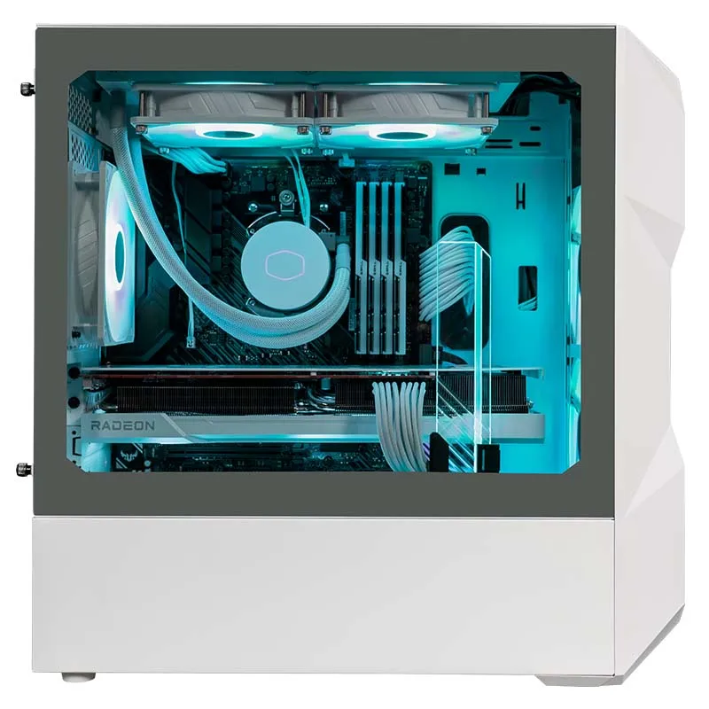 Cooler Master TD300 MESH MATX ITX Case Support 240 Water Cooled Perforated Mesh Front Panel 120mm Cooling Fan Mid Tower Chassis