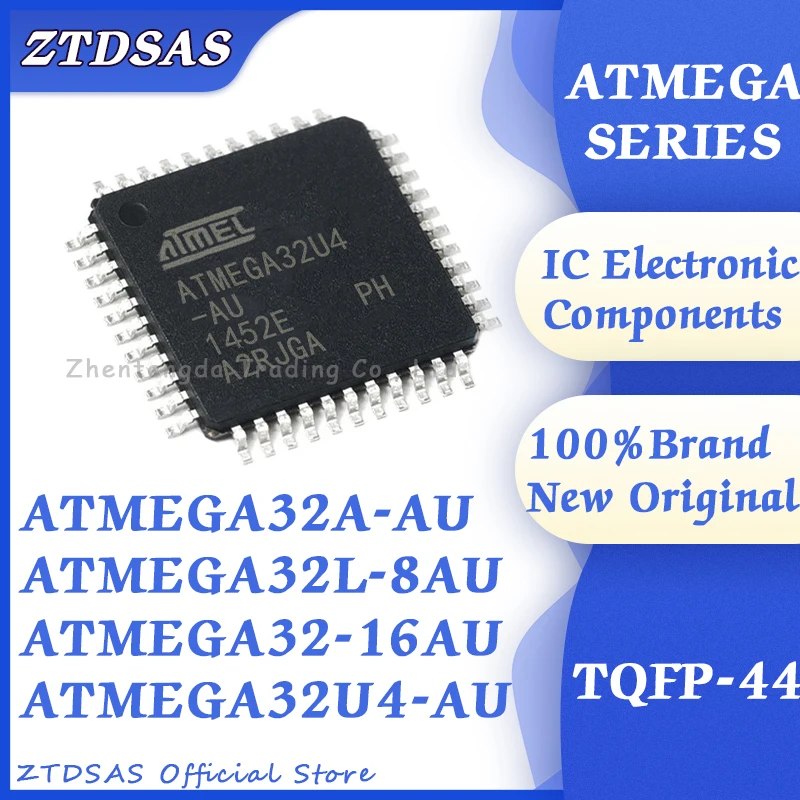 ATMEGA32A-AU ATMEGA32L-8AU ATMEGA32-16AU ATMEGA32U4-AU ATMEGA32A ATMEGA32L ATMEGA32 ATMEGAU4 ATMEGA IC MCU Chip