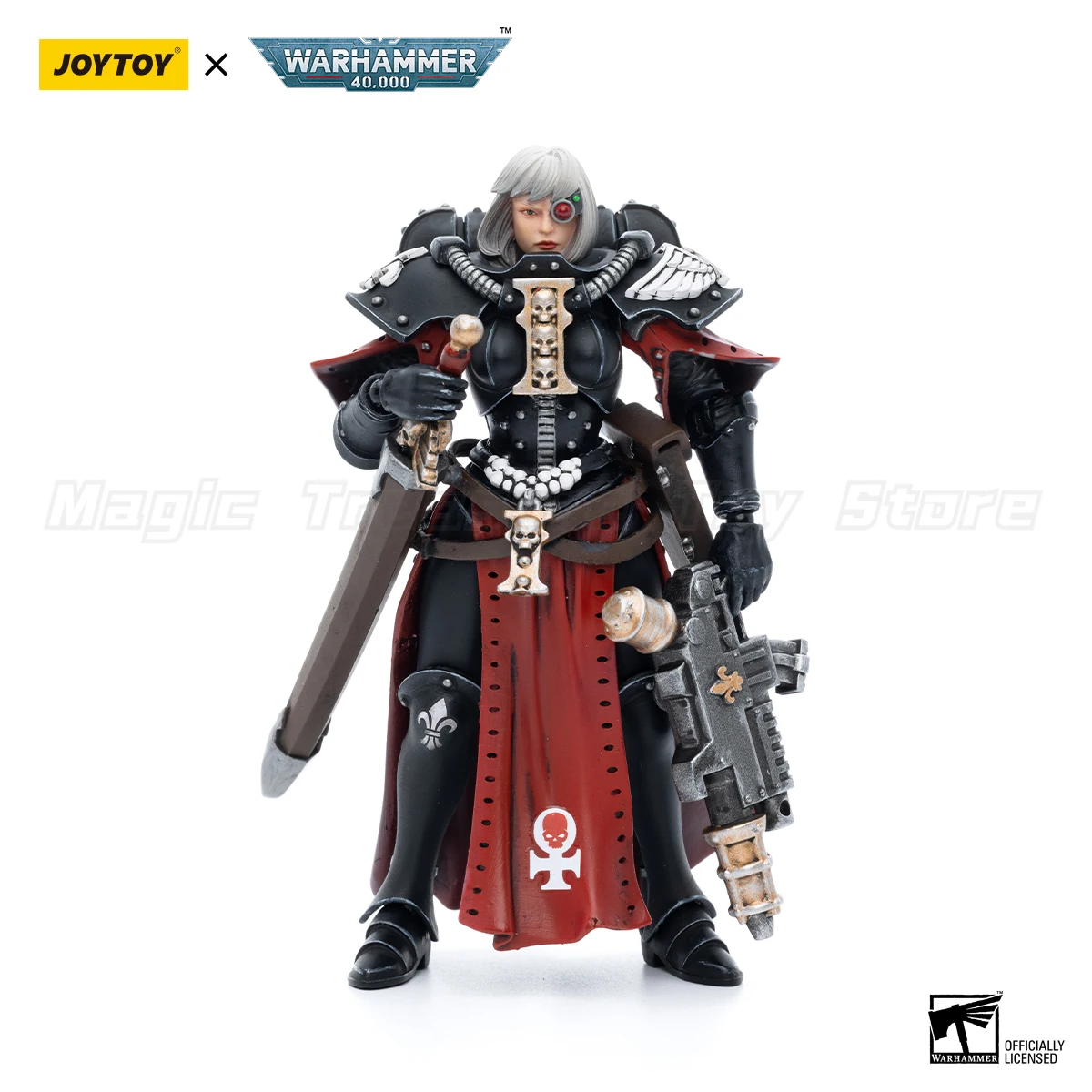 【متوفر】JOYTOY 1/18 مجسم شخصية Warhammer 40K Adepta Sororitas Imagifier Sister Saelon Noyalle Superior Kassia Jurel Model