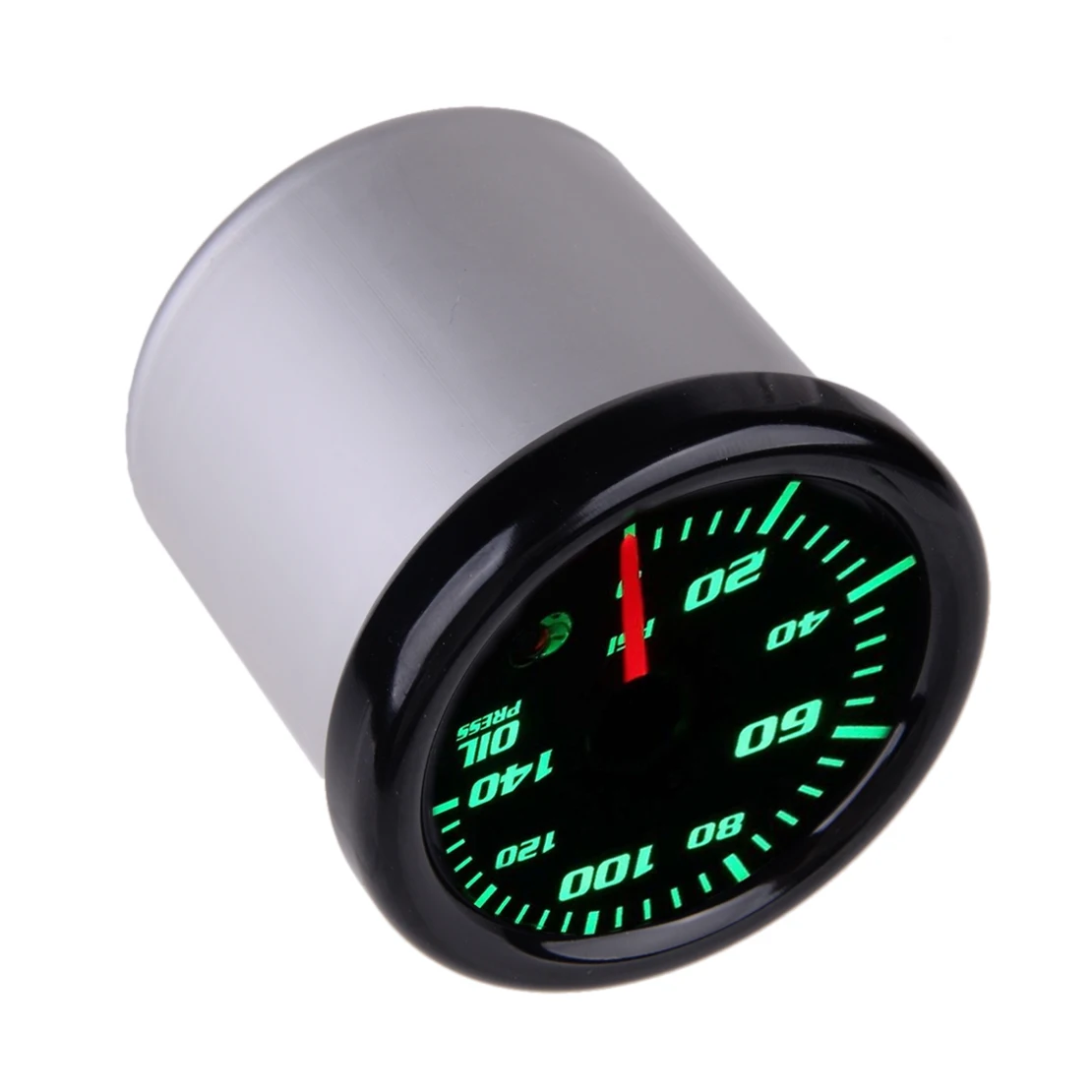 Medidor y Sensor de presión de aceite Universal, 52mm, 0-140PSI, con LED Digital de 7 colores, 12V