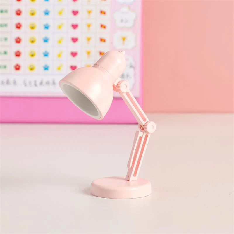 LED mini desk lamp creative portable night light with clip student dormitory bed bed reading ligh image 4