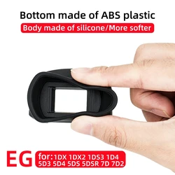 EG Soft Rubber EyeCup Viewfinder Cap for Canon EOS 1DX 1DX2 1DS3 1D4 5D3 5D4 5DS 5DSR 7D Mark II III 7D2 DSLR Camera Accessories