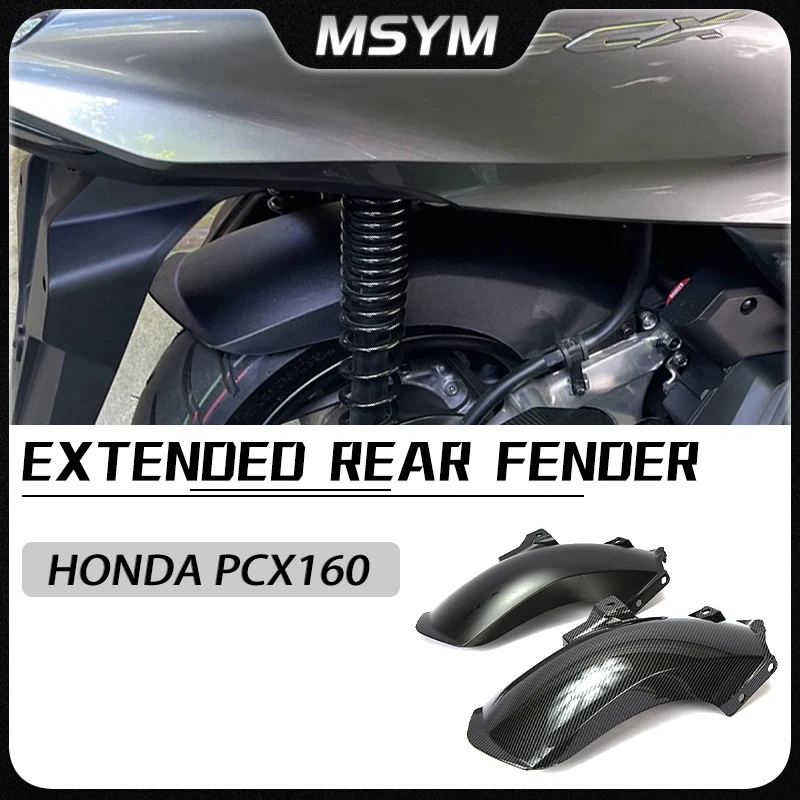 

For Honda PCX125 PCX 125 PCX 160 PCX160 pcx160 Motorcycle Rear Wheel Extender Fender Mudguard Mud Flap Splash Guard Accessories