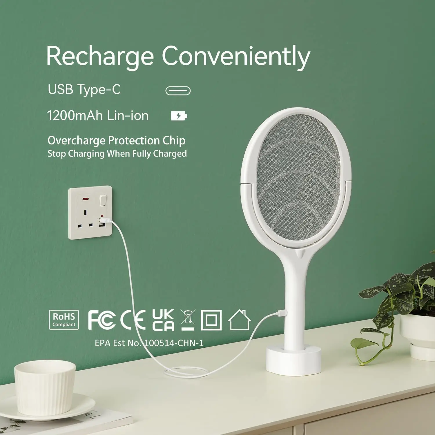 

Raquette à charge 10.00 5 en 1, анализ les насекомых ворот, лампа изоляционный процесс ознаjektée par batterie, танетка à moustiques