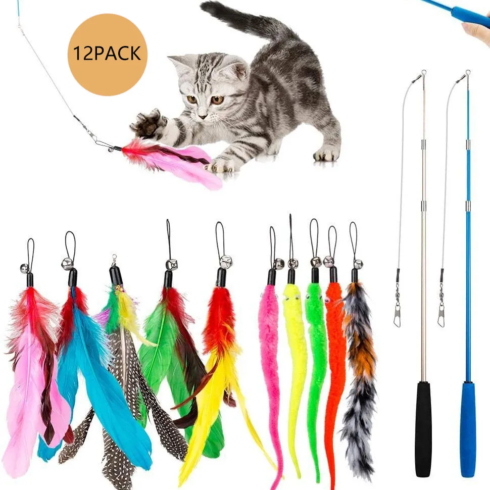 #78 Low Cost Cat Wand Toys That Work