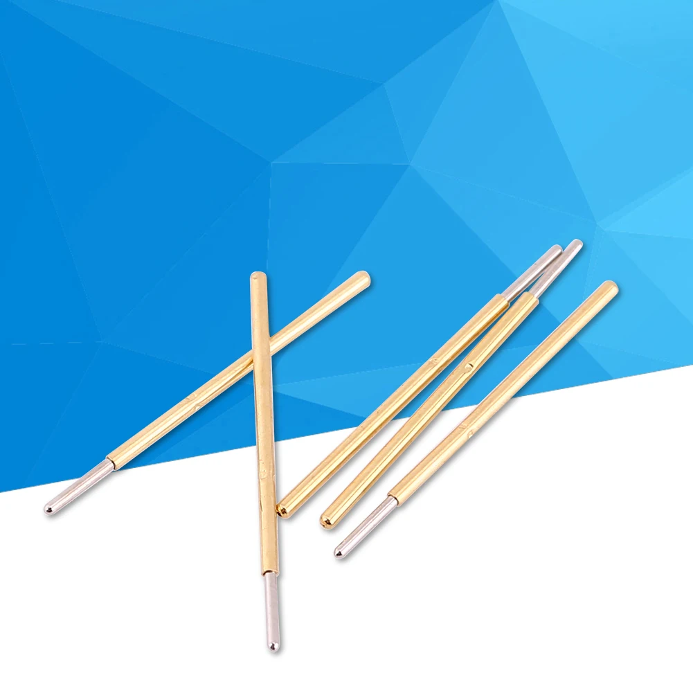 Spring Test Probe Spring Test Probe Pin P50-J1 Dia 0.68mm Length 16mm Spring Test Probe Round Head Pin for PCB Testing