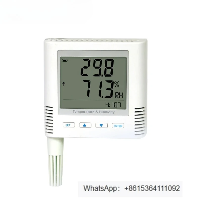 TCP/IP نوع الشبكة مقياس درجة الحرارة والرطوبة غرفة المراقبة في الوقت الحقيقي ومنفذ الشبكة الارسال SNMP #1