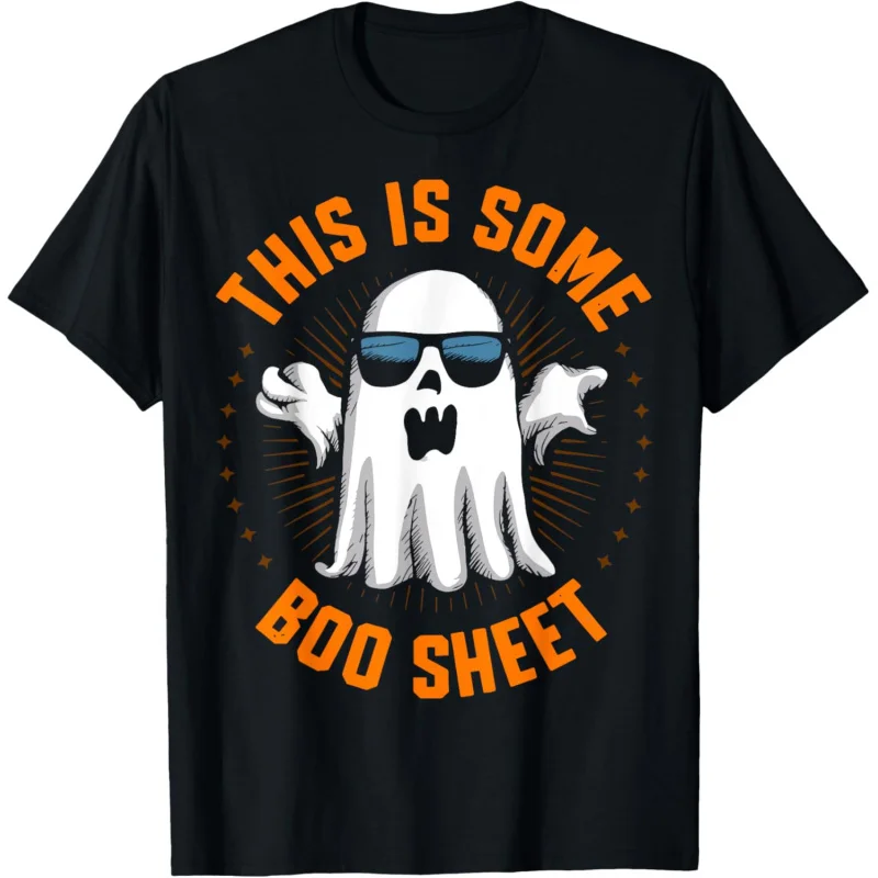 

This Is Some Boo Sheet Halloween Costume Sunglasess Ghost T-Shirt