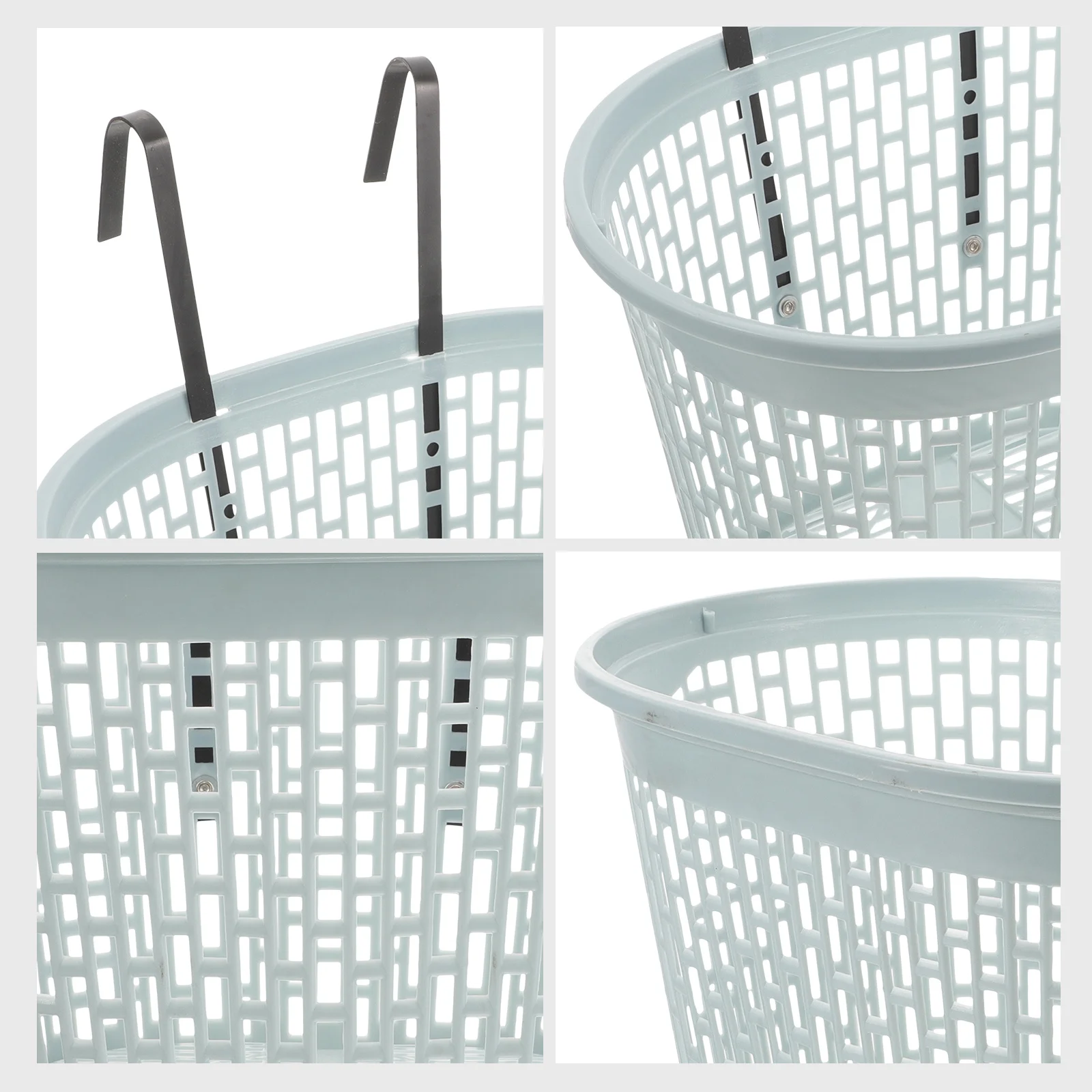 

Bicycle Basket Front Plastic Sturdy Large Capacity Handlebar Storage For Adult Bike Electric Scooter Mountain Cycling Thicken