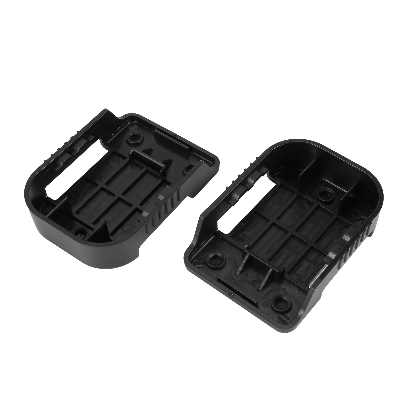 AT21-10Pcs Battery Storage Rack Battery Holder Case For 18V Fixing Devices(Black)