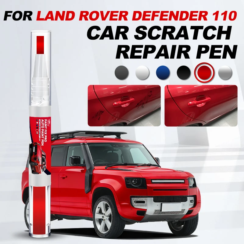 

Автомобильные инструменты и аксессуары для LAND ROVER Defender 110, ручка для ремонта автомобильной краски, аксессуары для ремонта царапин, Fuji White Santorini Black E