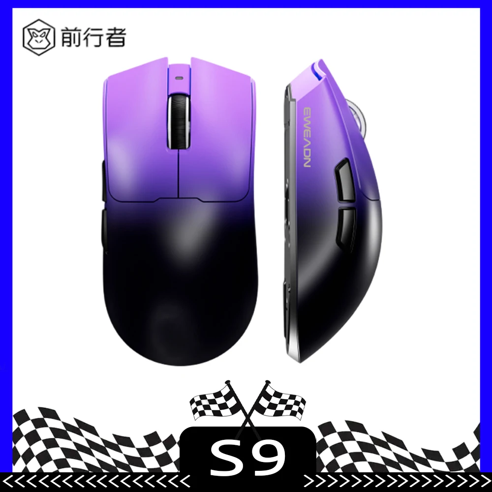 Eweadn S9 Ultra Wireless Mouse Three Mode Bluetooth Paw3950 Ergonomics Lightweight Mouse Pc Accessories Gamer Gaming Mice Gifts