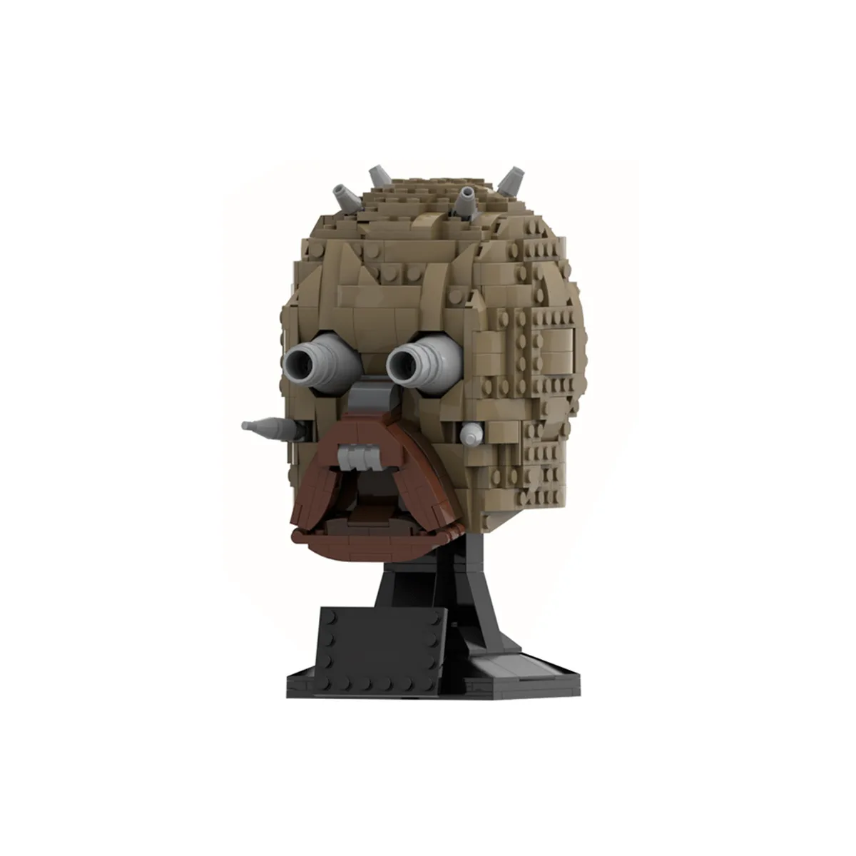 

Шлем Tusken Raider MOC Building Blocks, доспехи «Космические войны» Desert Nomad с дыхательной маской, шлем «Песочные люди» для любителей взрослых