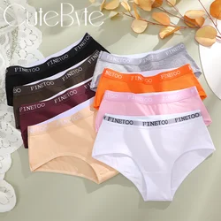 Women's Cotton Briefs Letter Belt Underwear Women Panties Sexy Breathable Briefs Female Stretch Ladies Soft Comfortable Lingerie