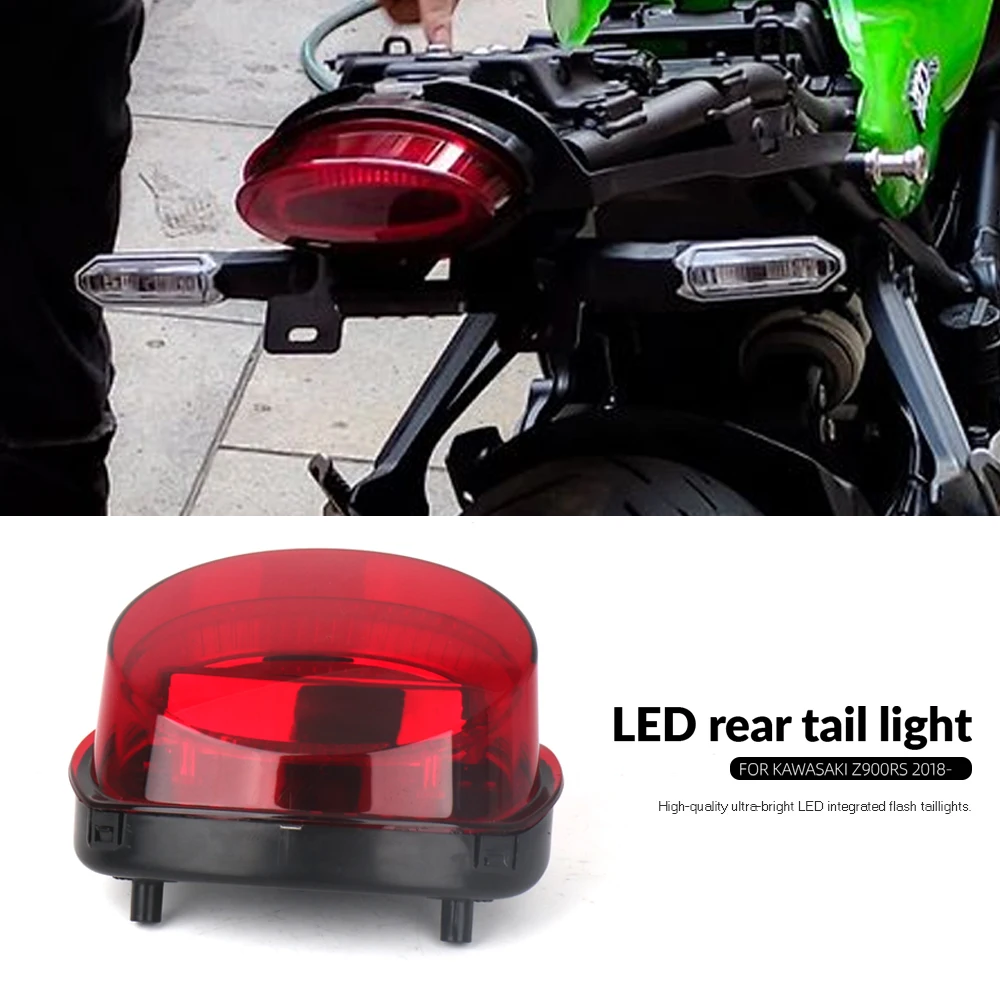 Z900RS Taillight Plug and Play Motorcycle LED Rear Warning Brake Light Waterproof Tail Light For KAWASAKI Z900 RS Z 900 RS 2018-