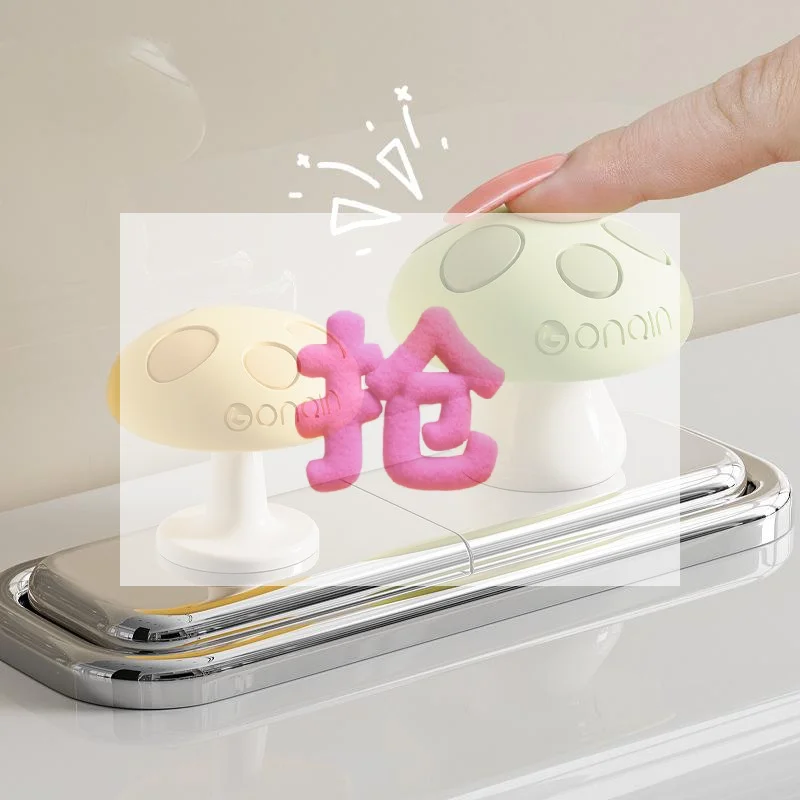 

Милый силиконовый кнопочный механизм смыва для унитаза в форме гриба для контроля расхода воды