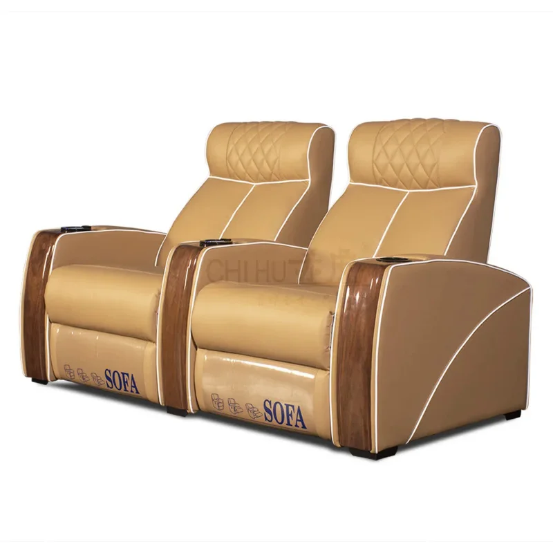 Home Theatre Seat Space Functional Cabin Luxury Private Villa Combination Electric Video Hall Audio-Visual Room Sofa Chair