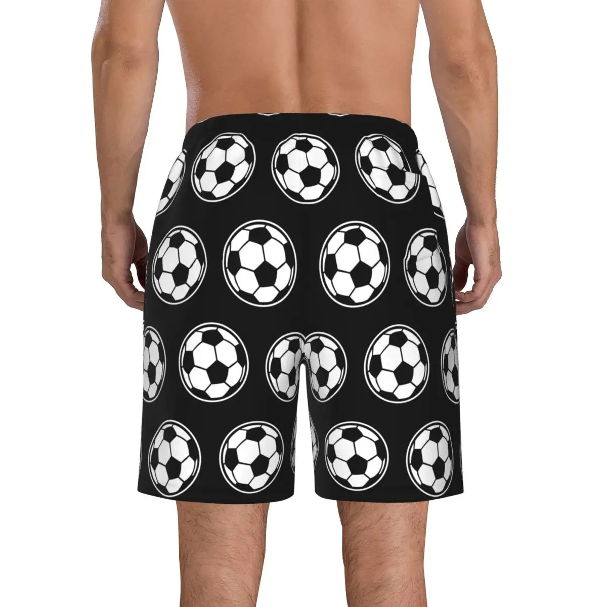 Soccer Ball Football Icon Trunks Beach Board Shorts Casual Quick Dry Swimming Summer Men Pants